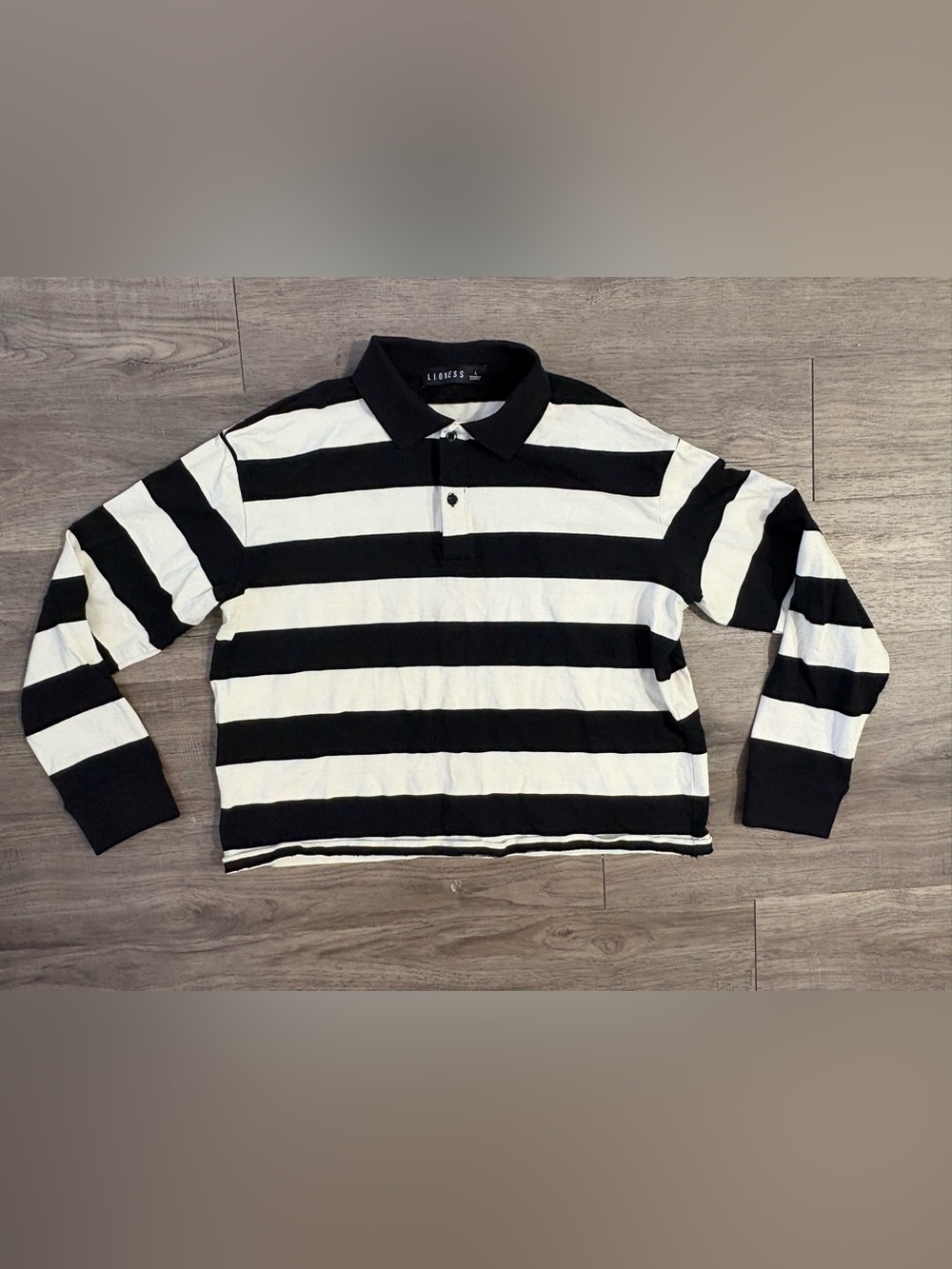 Lioness Women’s Nautica Jersey Henley in Ink Stripe